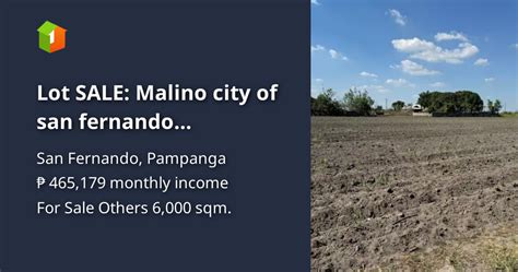 Properties For Sale in Malino, City of San Fernando .